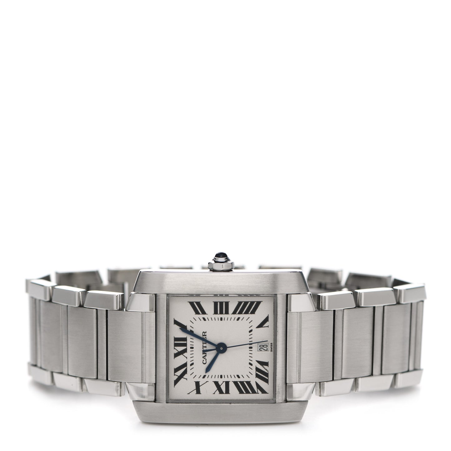 Stainless Steel 28mm Tank Francaise Automatic Watch