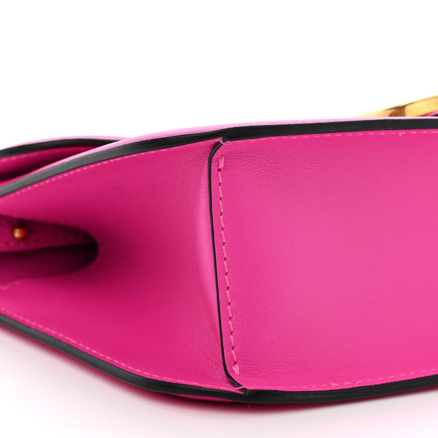 Calfskin Vlogo Loco Shoulder Bag Pink PP