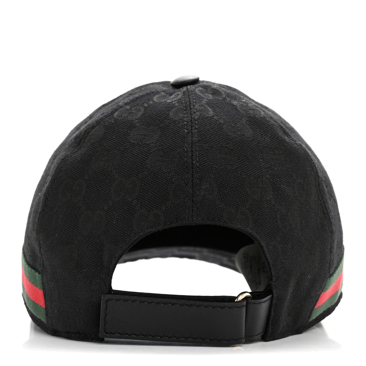 Monogram Web Baseball Hat S Black