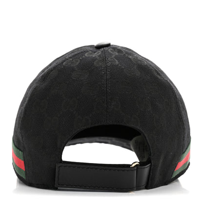 Gucci Monogram Web Baseball Hat S Black 6 of 11