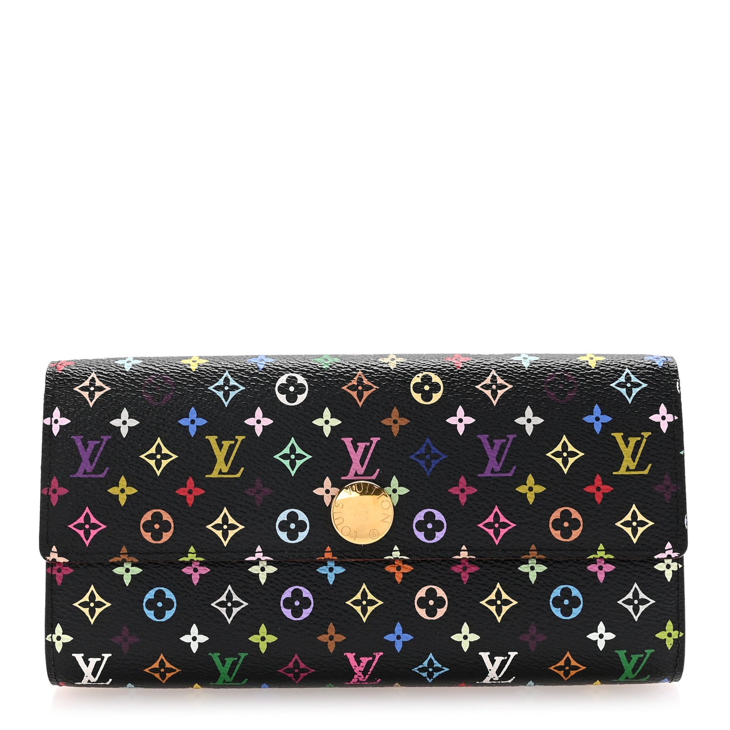 Monogram Multicolor Sarah Wallet Black Grenade