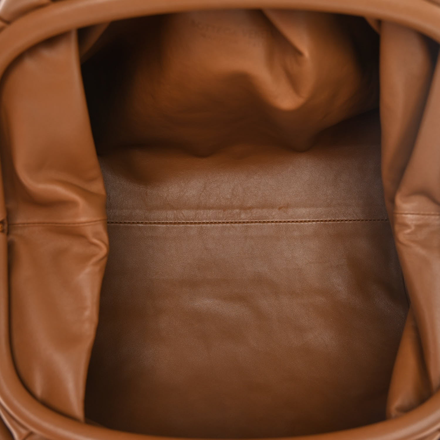 Bottega Veneta Smooth Butter Calf The Pouch Oversized Clutch Cammello 6 of 6