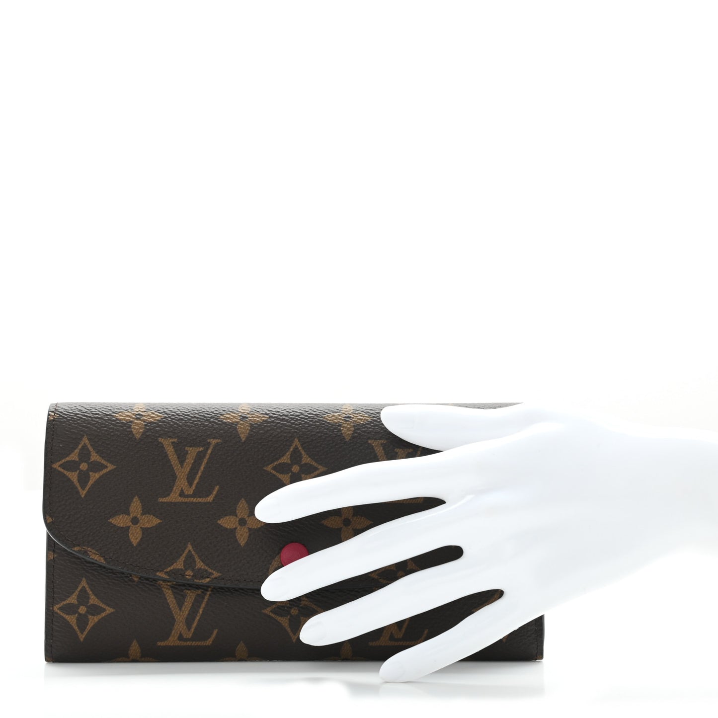 Monogram Emilie Wallet Red