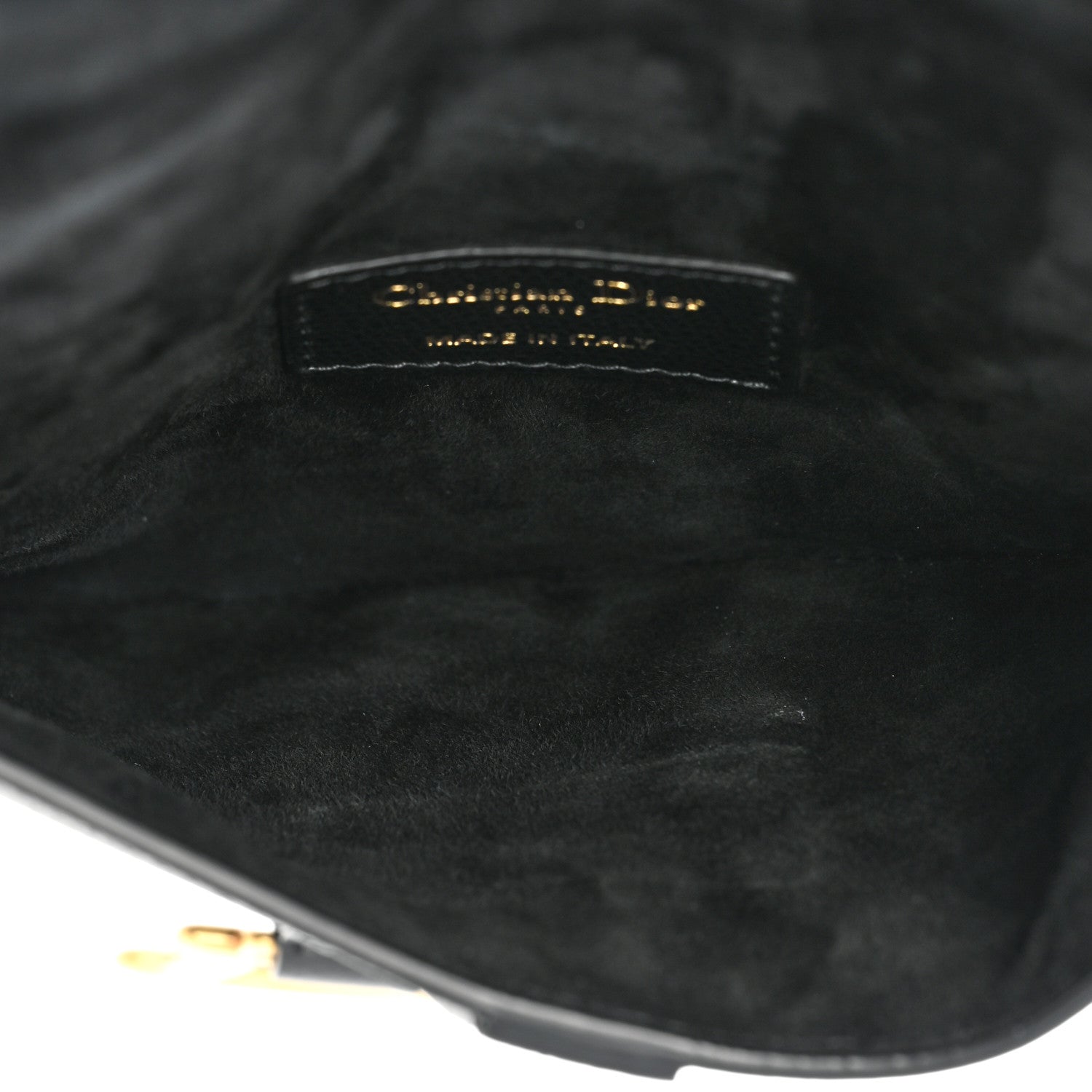 Christian Dior Calfskin Saddle Belt Bag Black 5 of 8