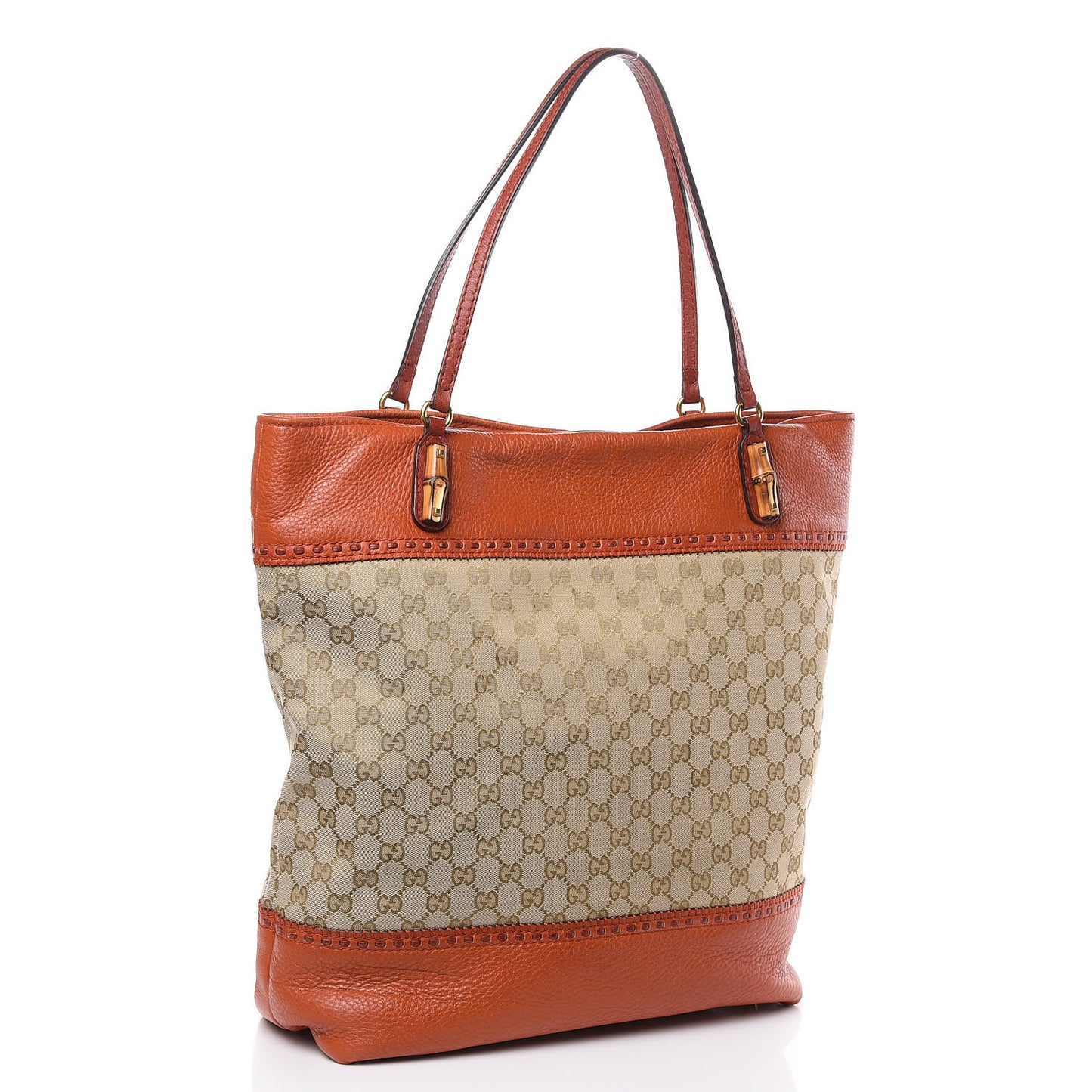 Monogram Laidback Crafty Tote Orange