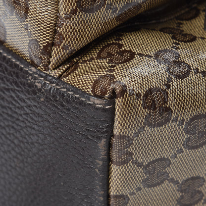Gucci Crystal Monogram Backpack Dark Brown 13 of 15