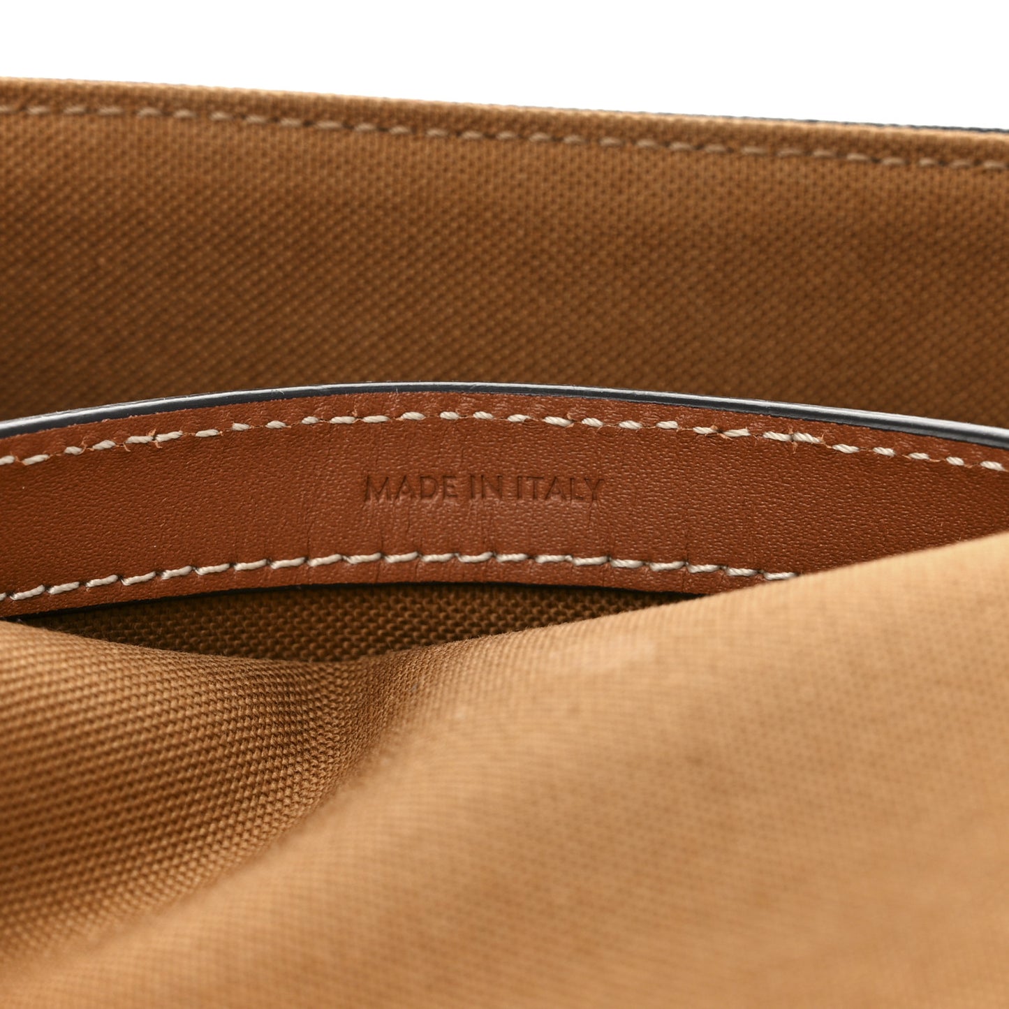 Triomphe Canvas Medium Folco Bag Tan