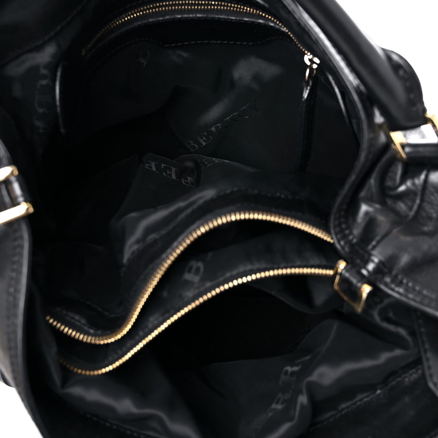 Soft Lambskin Bridle Calfskin Medium Gosford Hobo Black