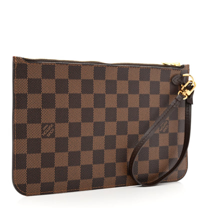 Louis Vuitton Damier Ebene Neverfull MM GM Pochette 3 of 9