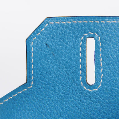 Hermes Togo Birkin 30 Blue Jean 27 of 29