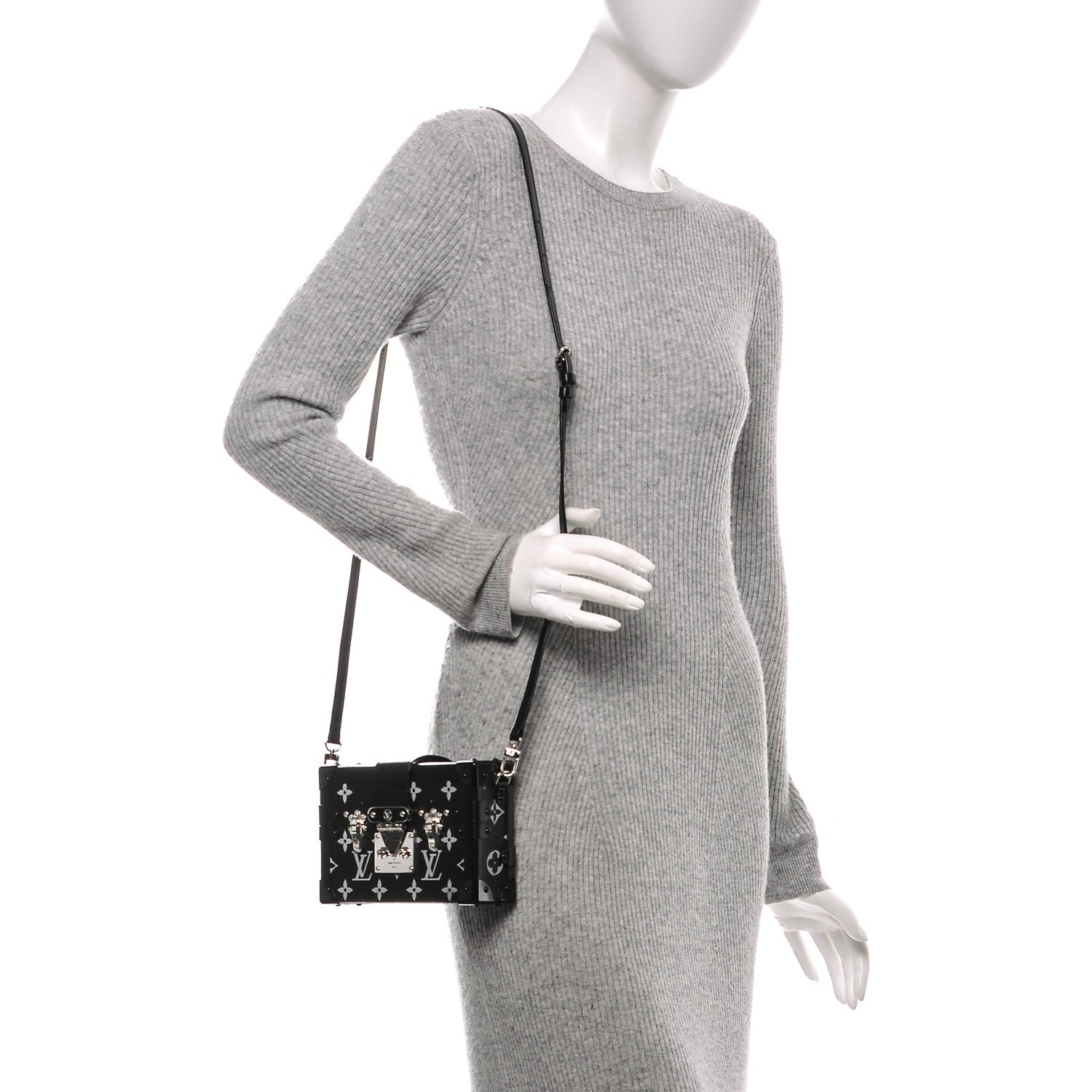 Louis Vuitton Reflective Petite Malle Black 2 of 6