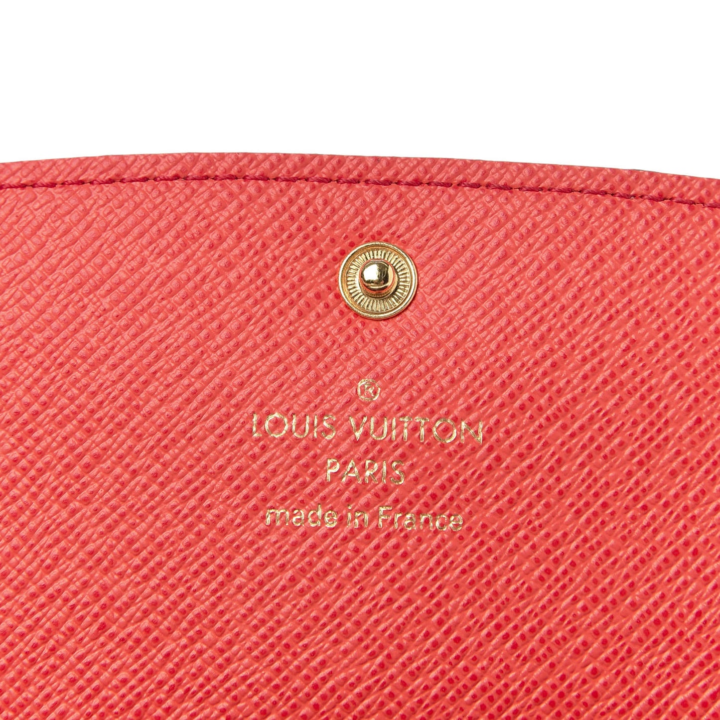 Monogram Emilie Wallet Poppy
