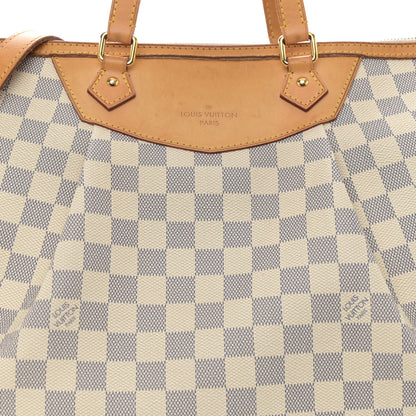 Louis Vuitton Damier Azur Siracusa GM 8 of 15
