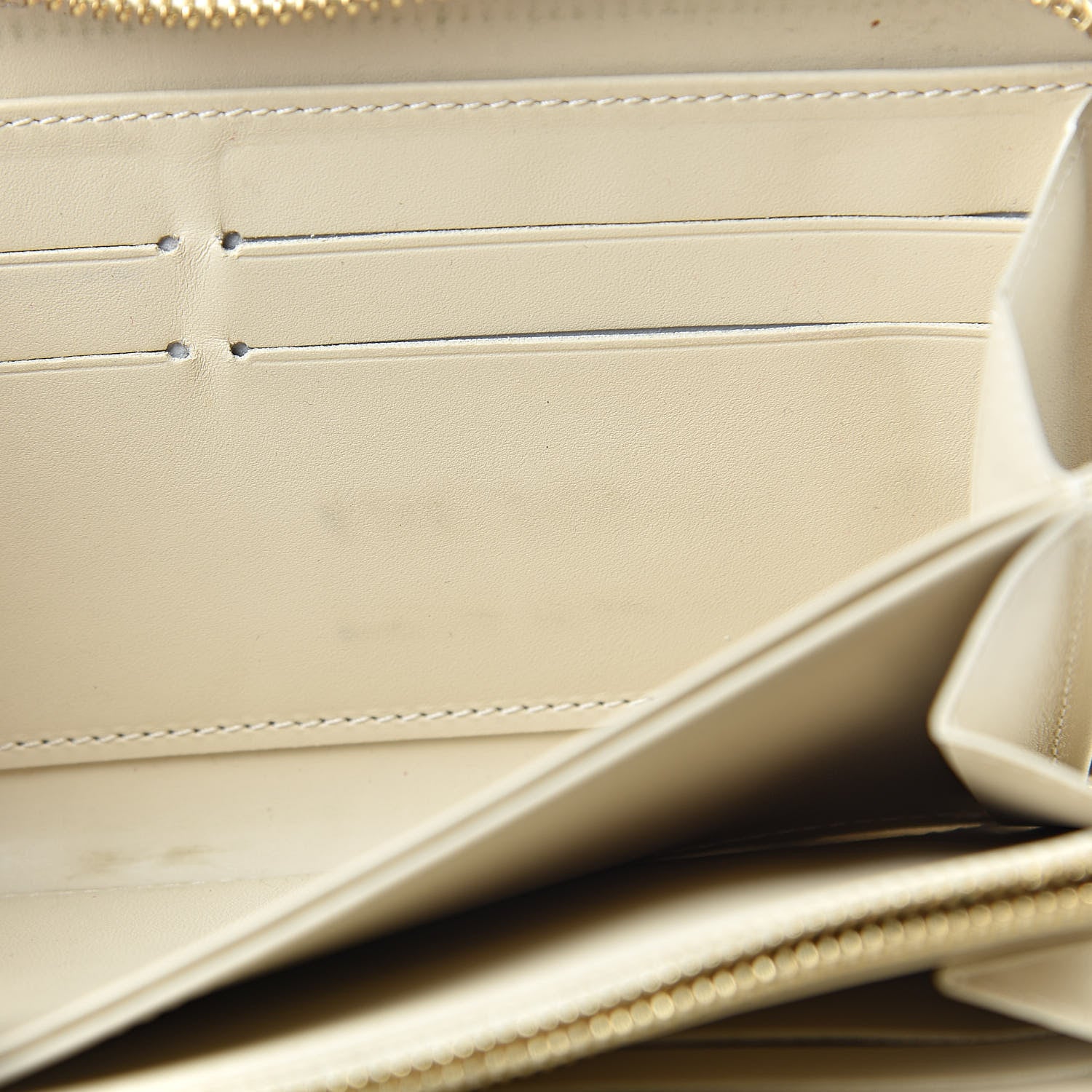 Louis Vuitton Vernis Zippy Wallet Blanc Corail 9 of 13