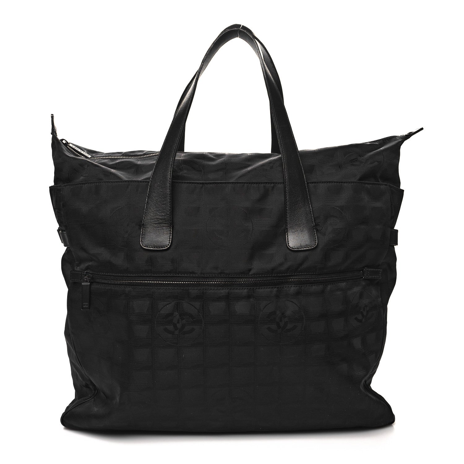 Chanel Nylon Medium Travel Tote Black 1 of 14