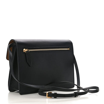 Burberry Derby Calfskin House Check Small Macken Crossbody Bag Black 3 of 13