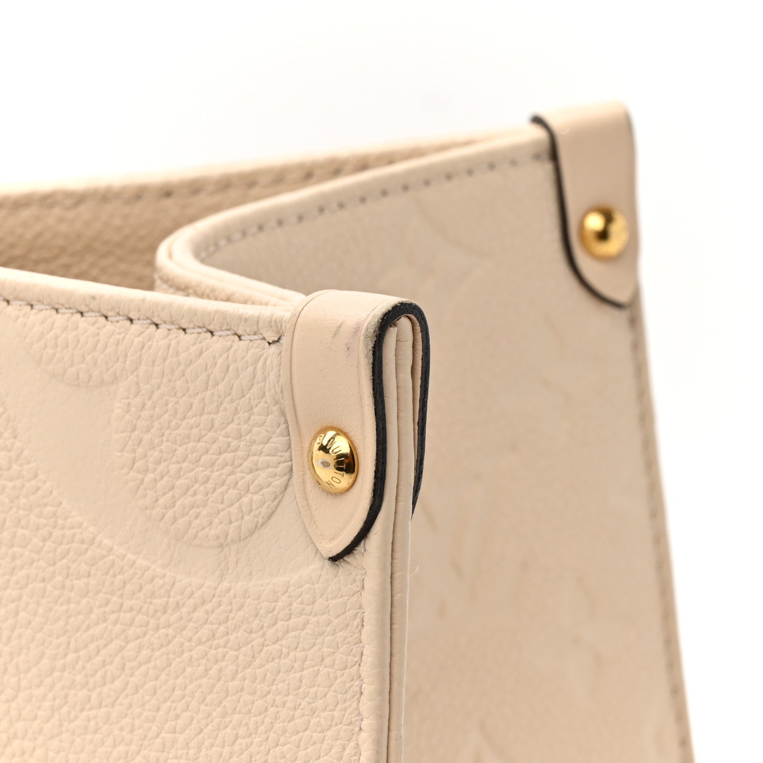 Louis Vuitton Empreinte Monogram Giant Onthego PM Cream Beige 14 of 17