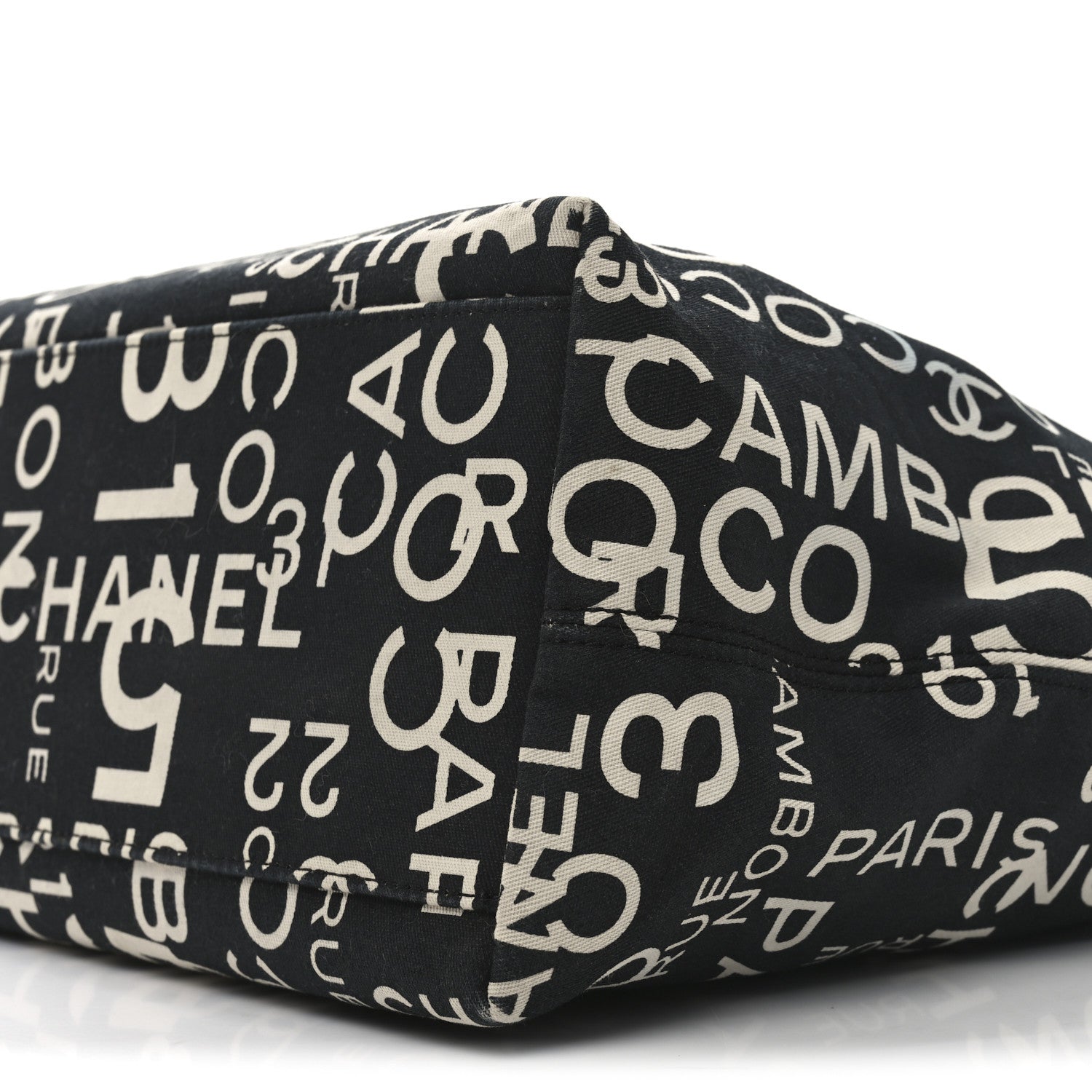 Chanel Canvas 31 Rue Cambon Beach Tote Black 9 of 11