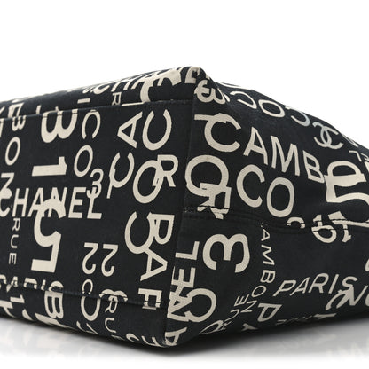 Chanel Canvas 31 Rue Cambon Beach Tote Black 9 of 11