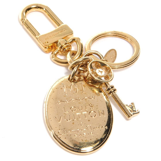 Louis Vuitton 101 Champs Elysees Maizeon Key Charm Gold 1 of 7