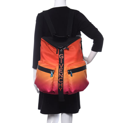 Givenchy Ombre Nylon Logo Spectre Backpack Black Multicolor 2 of 9