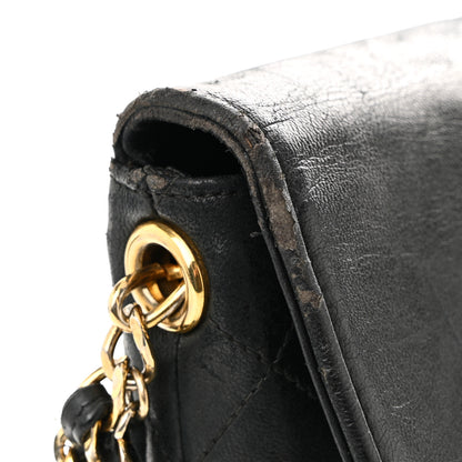 Chanel Lambskin Quilted CC Tassel Flap Black 14 of 15
