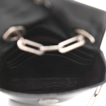 Valentino Garavani Calfskin Crystal Encrusted Snake Maison Mini Crossbody Black 5 of 10