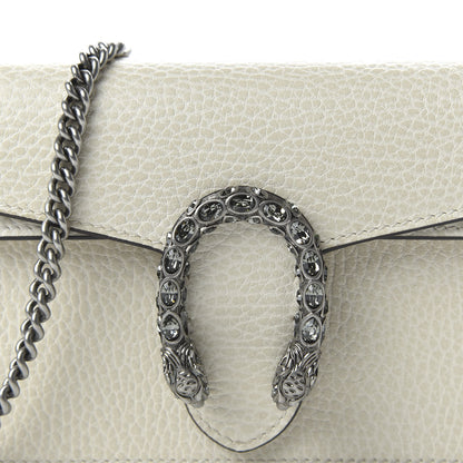 Gucci Dollar Calfskin Crystal Super Mini Dionysus Shoulder Bag Mystic White Black Diamond 9 of 9
