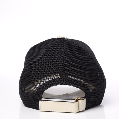 Gucci X SEGA Calfskin GUCCY Stars Baseball Hat S Mystic White Gold 4 of 11
