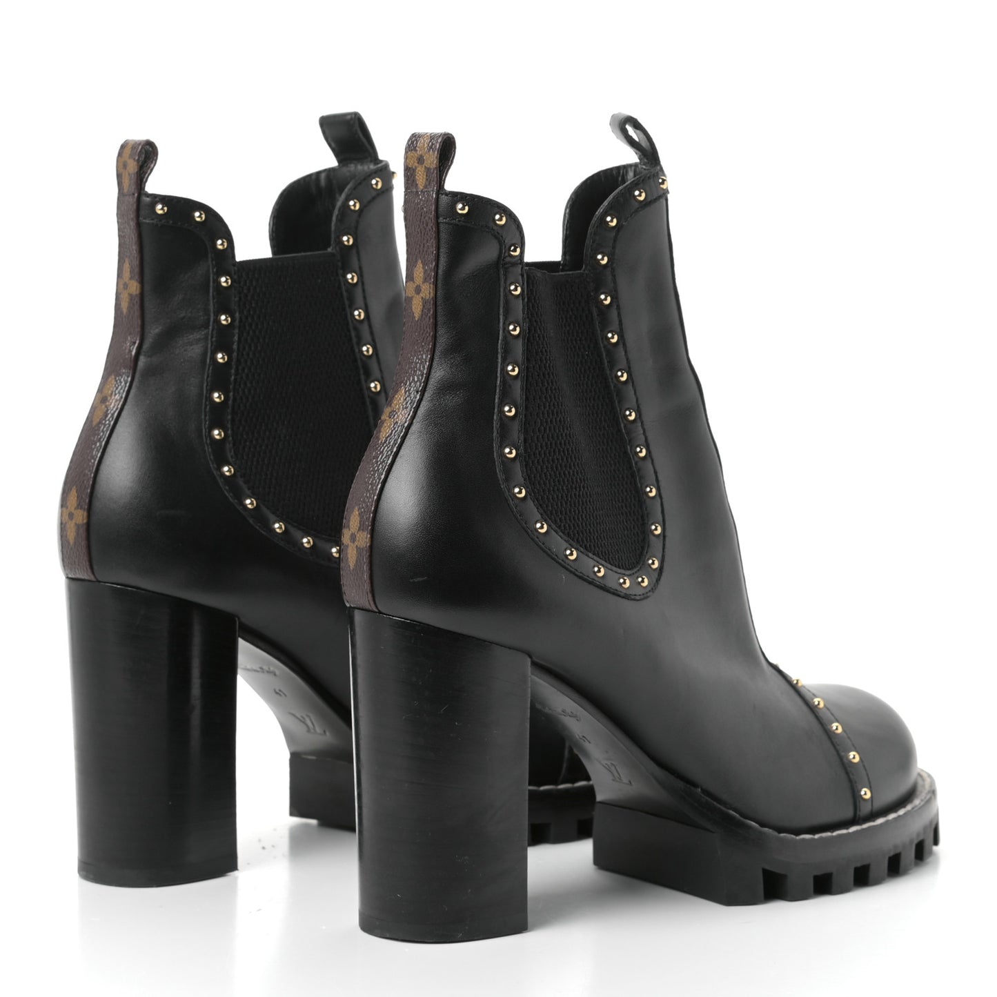 Calfskin Rockabilly Chelsea Ankle Boots 41 Black