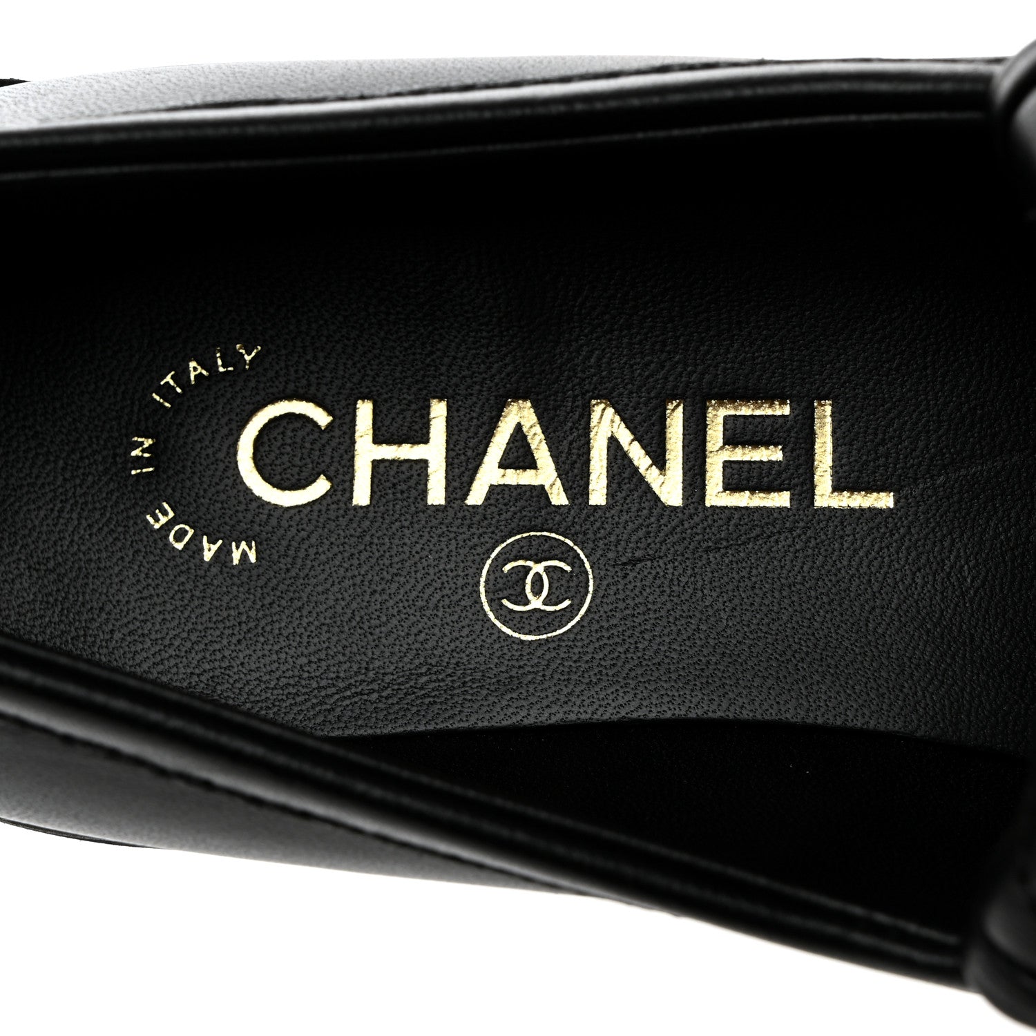 Chanel Lambskin Quilted CC Turnlock Loafers 36 Black 6 of 9