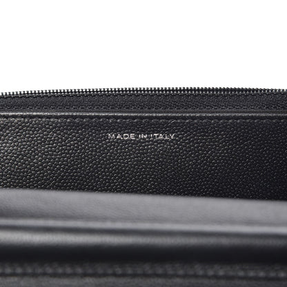 Chanel Caviar Quilted Boy Wallet On Chain WOC So Black 7 of 13