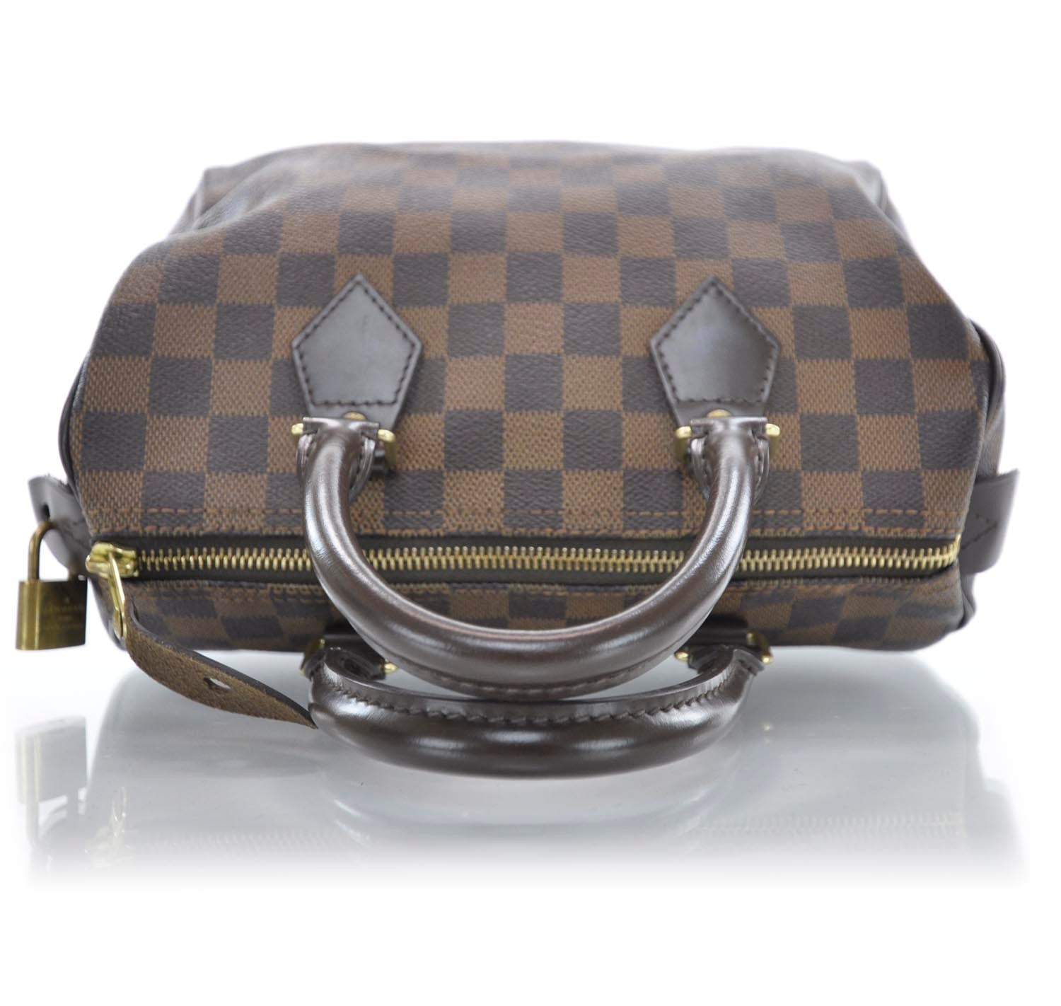 Louis Vuitton Damier Ebene Speedy 25 7 of 10