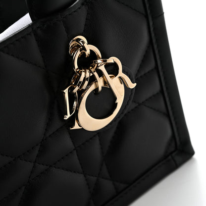 Christian Dior Calfskin Macrocannage Mini Book Tote Black 12 of 12