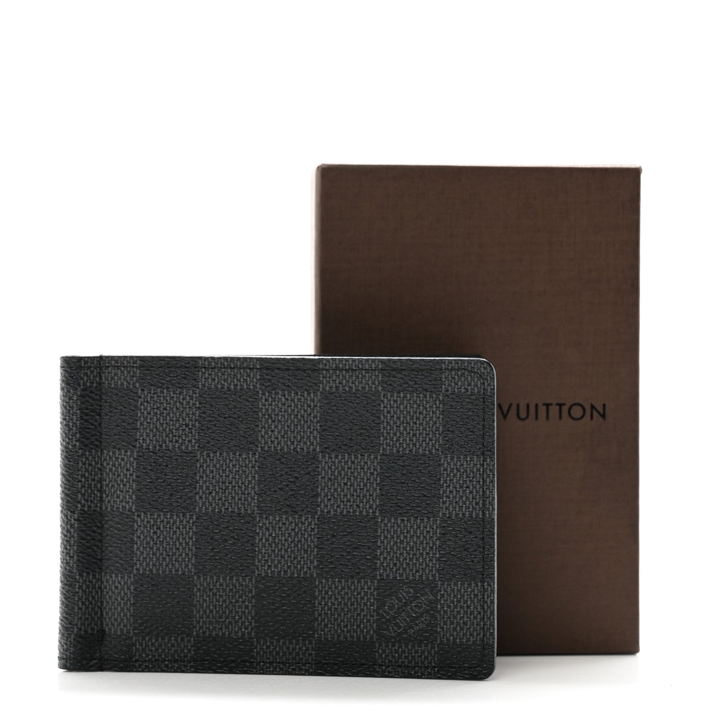 Damier Graphite Bi-Fold Money Clip Wallet