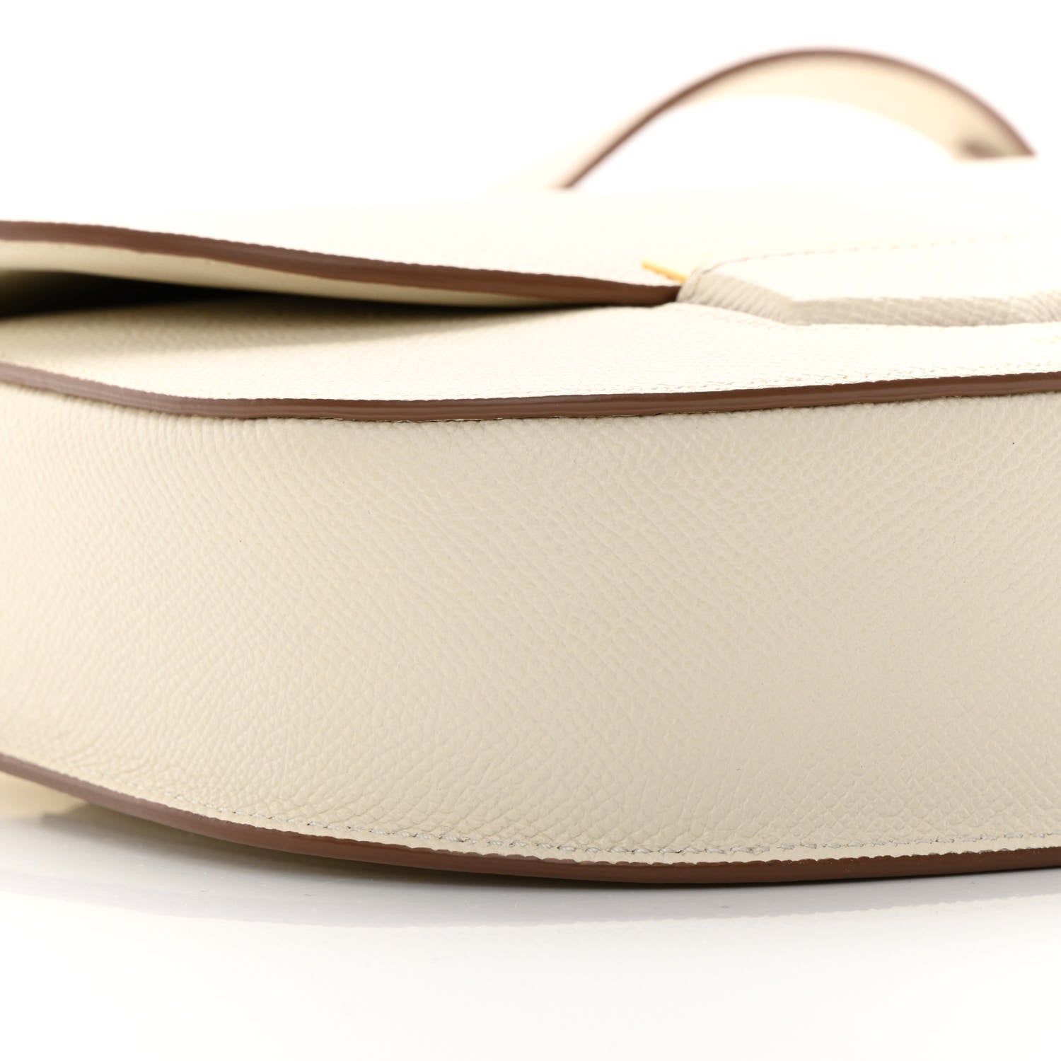 Celine Grained Calfskin Small Trotteur White 9 of 14