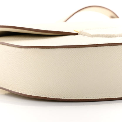 Celine Grained Calfskin Small Trotteur White 9 of 14