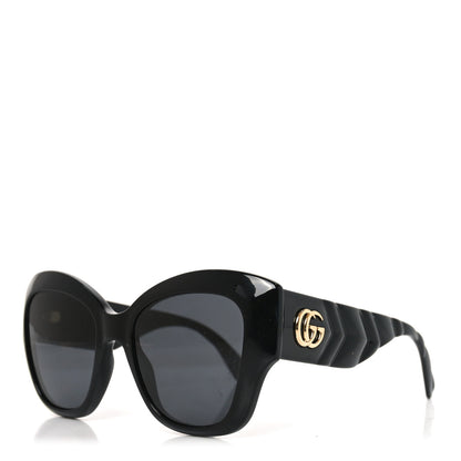 Gucci Acetate GG Butterfly Sunglasses GG0808S Black 1 of 7