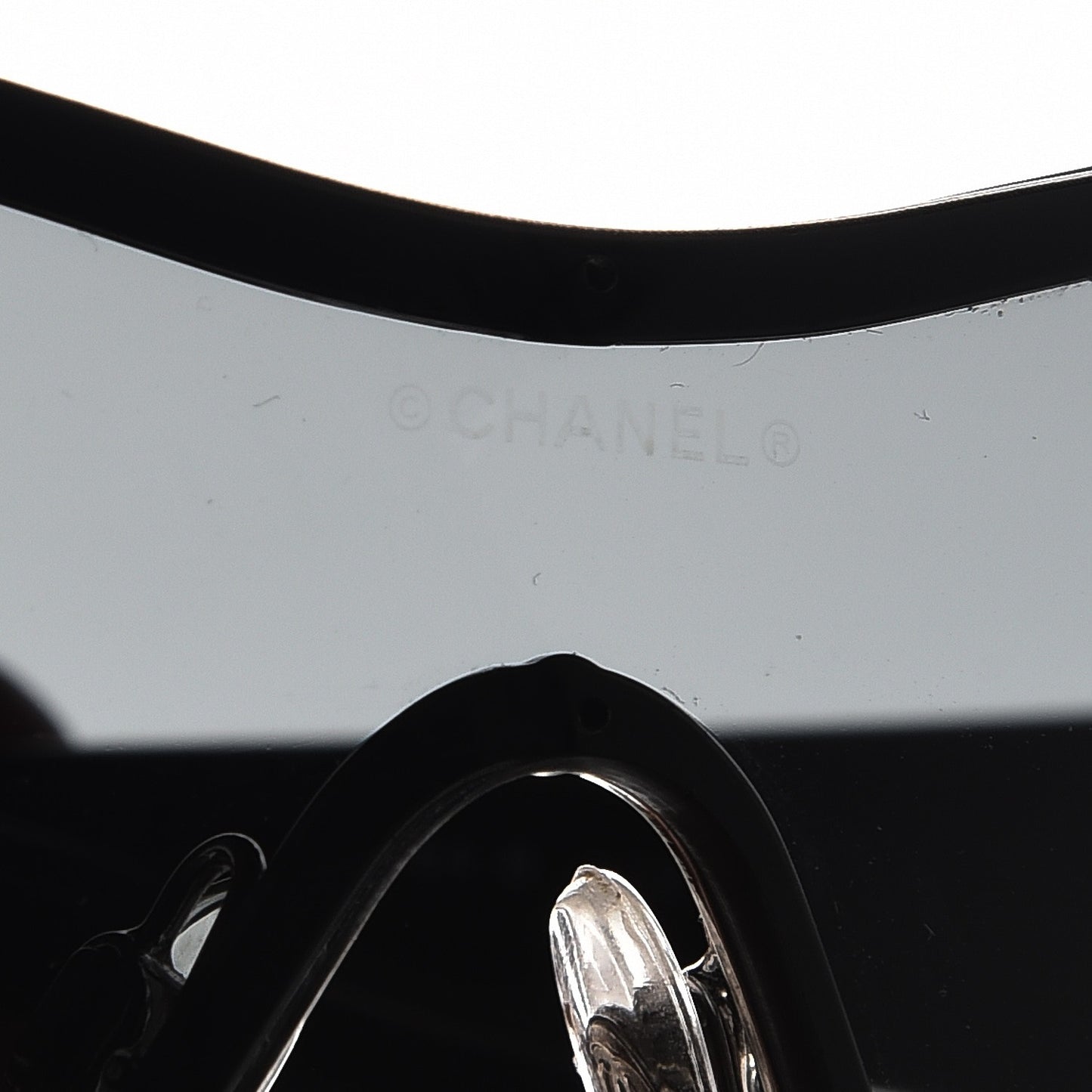 Swarovski Crystal Camellia CC Sunglasses 4164-B Black