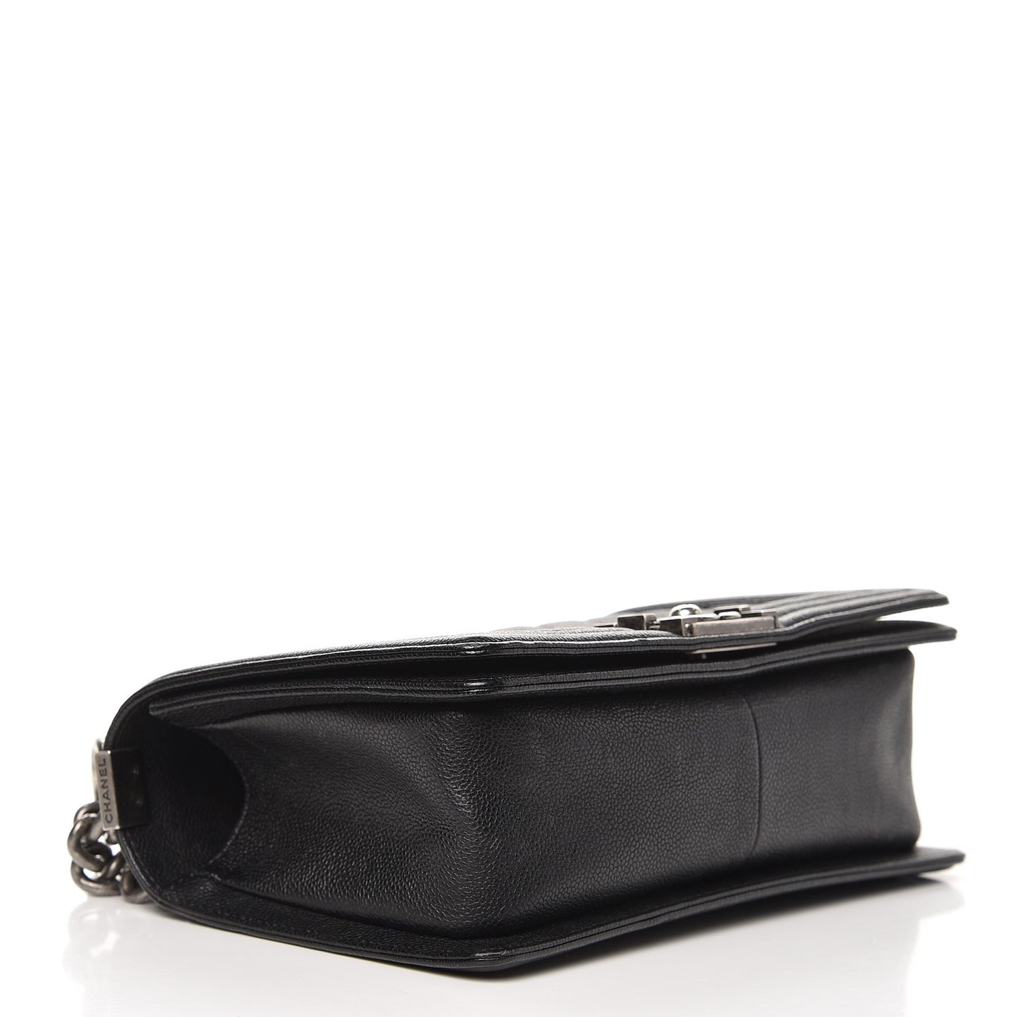 Caviar Quilted Medium Boy Flap Black