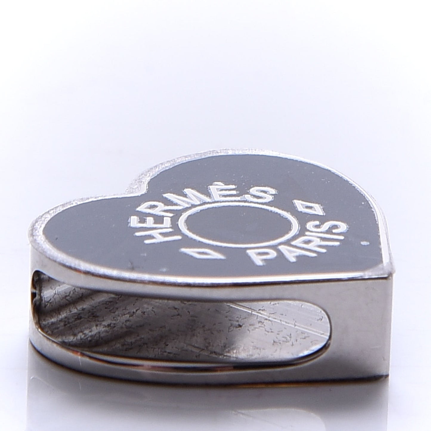 Palladium Coeur Scarf Ring Black