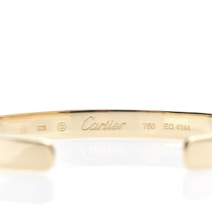 Cartier 18K Yellow Gold LOVE Cuff Bracelet 16 4 of 4