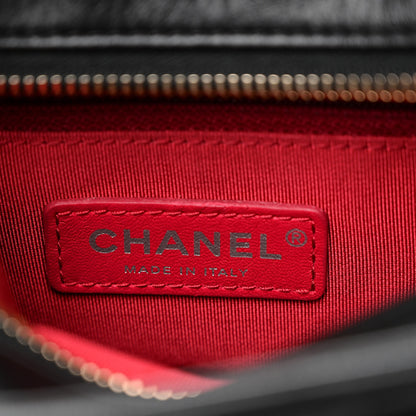 Chanel Aged Calfskin Quilted Small Gabrielle Hobo Black 6 of 10