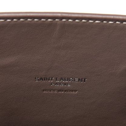 Saint Laurent Grained Calfskin Topstich Baby Sac De Jour Taupe 7 of 12