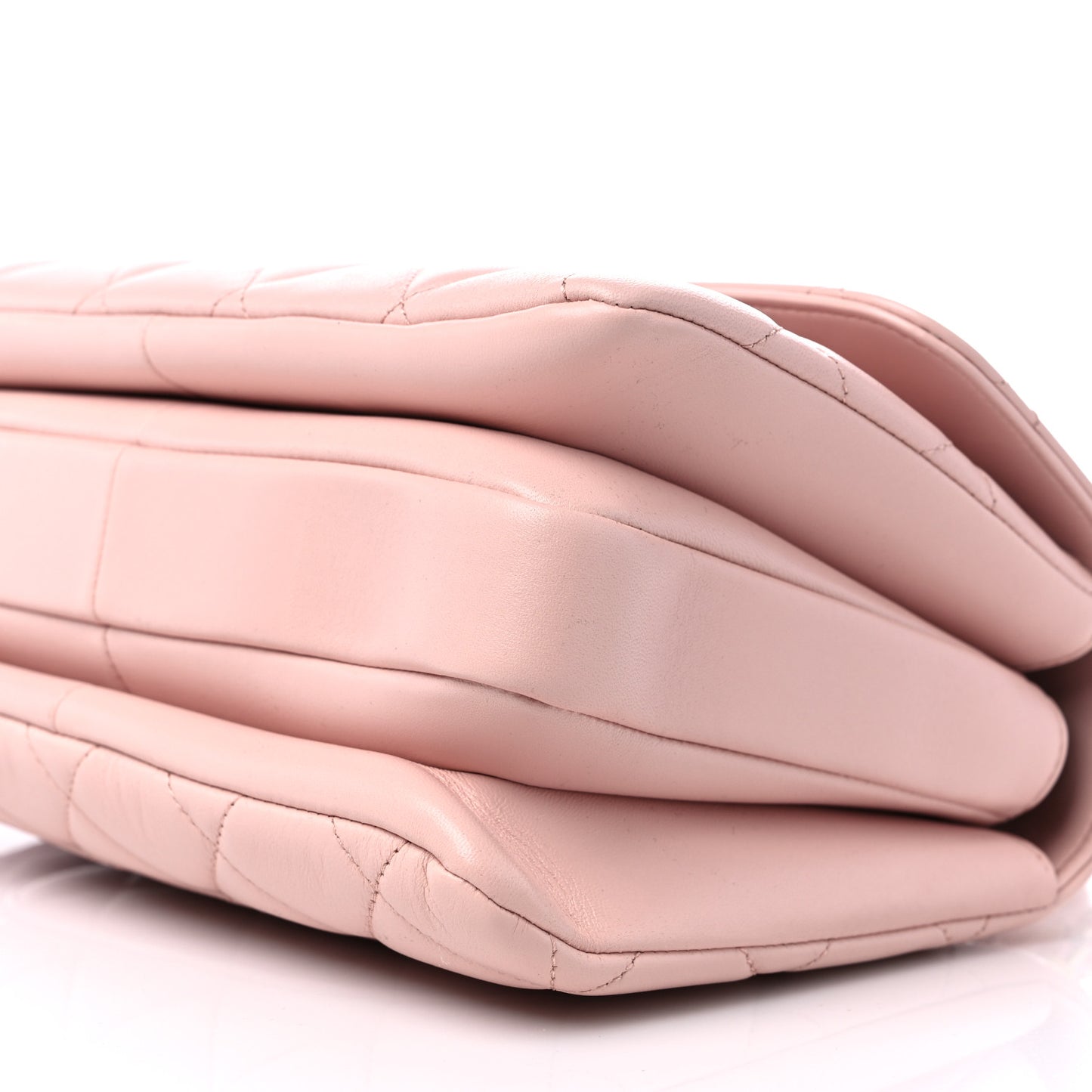 Lambskin Quilted Small Trendy Chain CC Flap Dual Handle Bag Light Pink