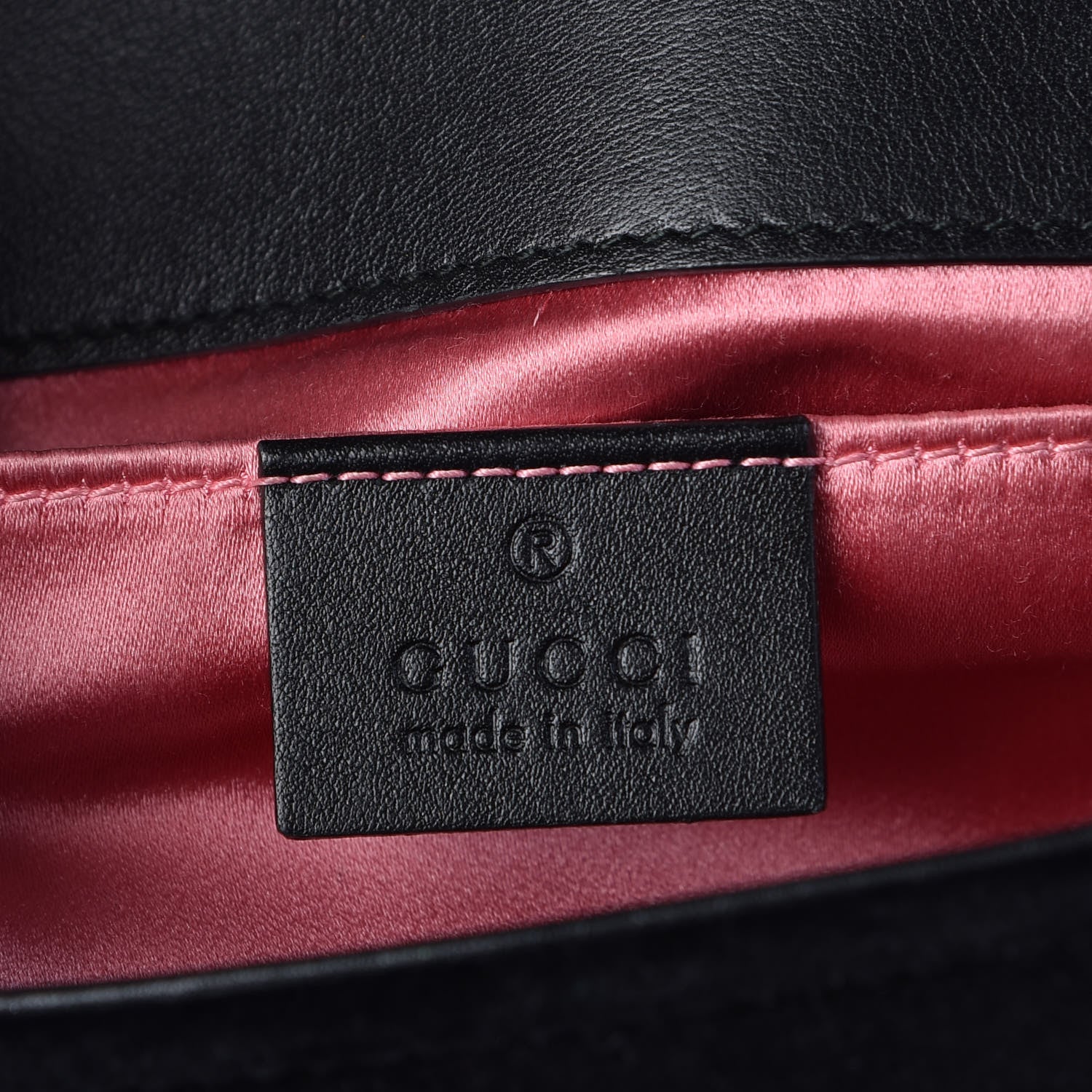 Gucci Velvet Matelasse Mini GG Marmont Shoulder Bag Black 6 of 9