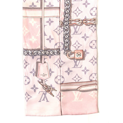 Louis Vuitton Silk Monogram Confidential Bandeau Light Pink 2 of 3