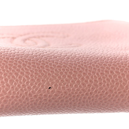 Chanel Caviar Timeless CC Cosmetic Pouch Light Pink 17 of 19