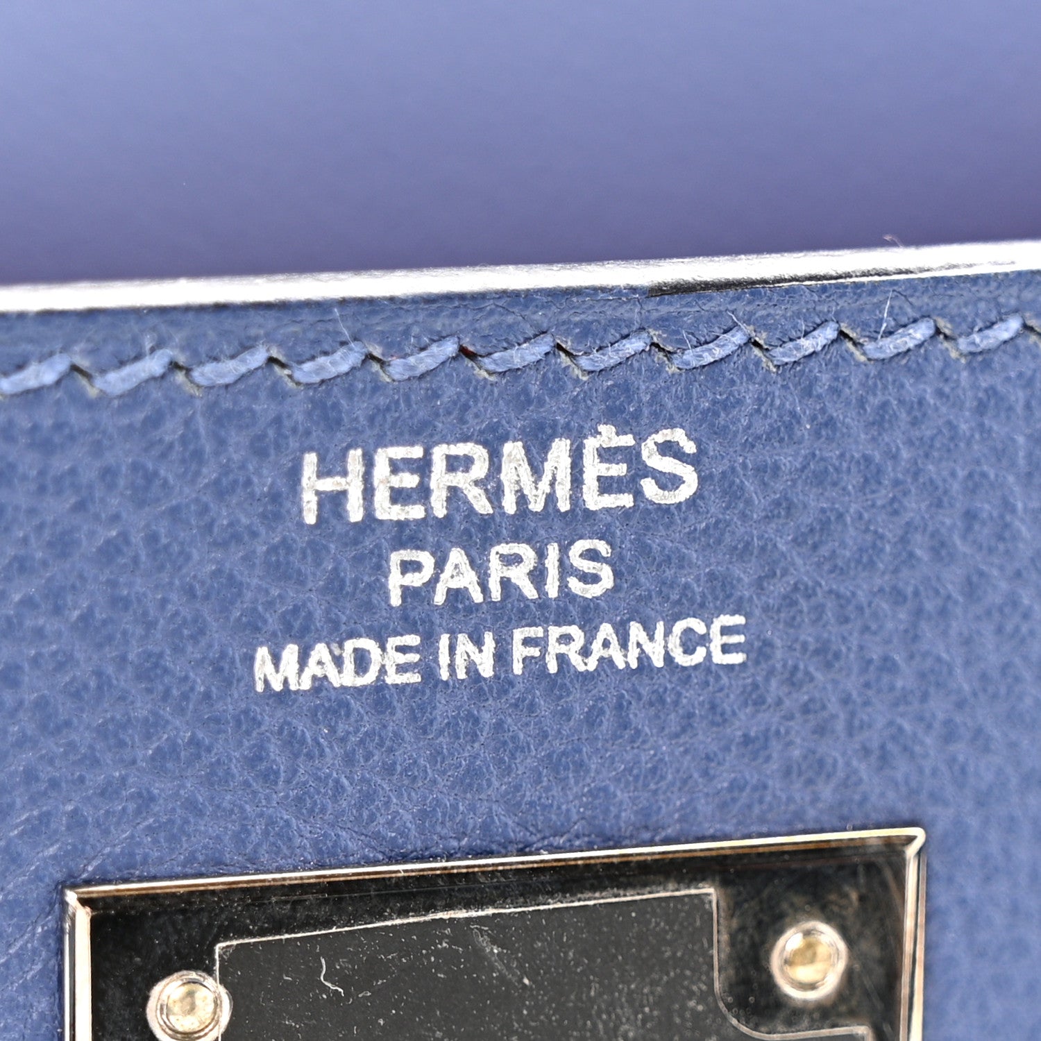 Hermes Evercolor Verso Kelly Retourne 28 Bleu Brighton Capucine 6 of 16