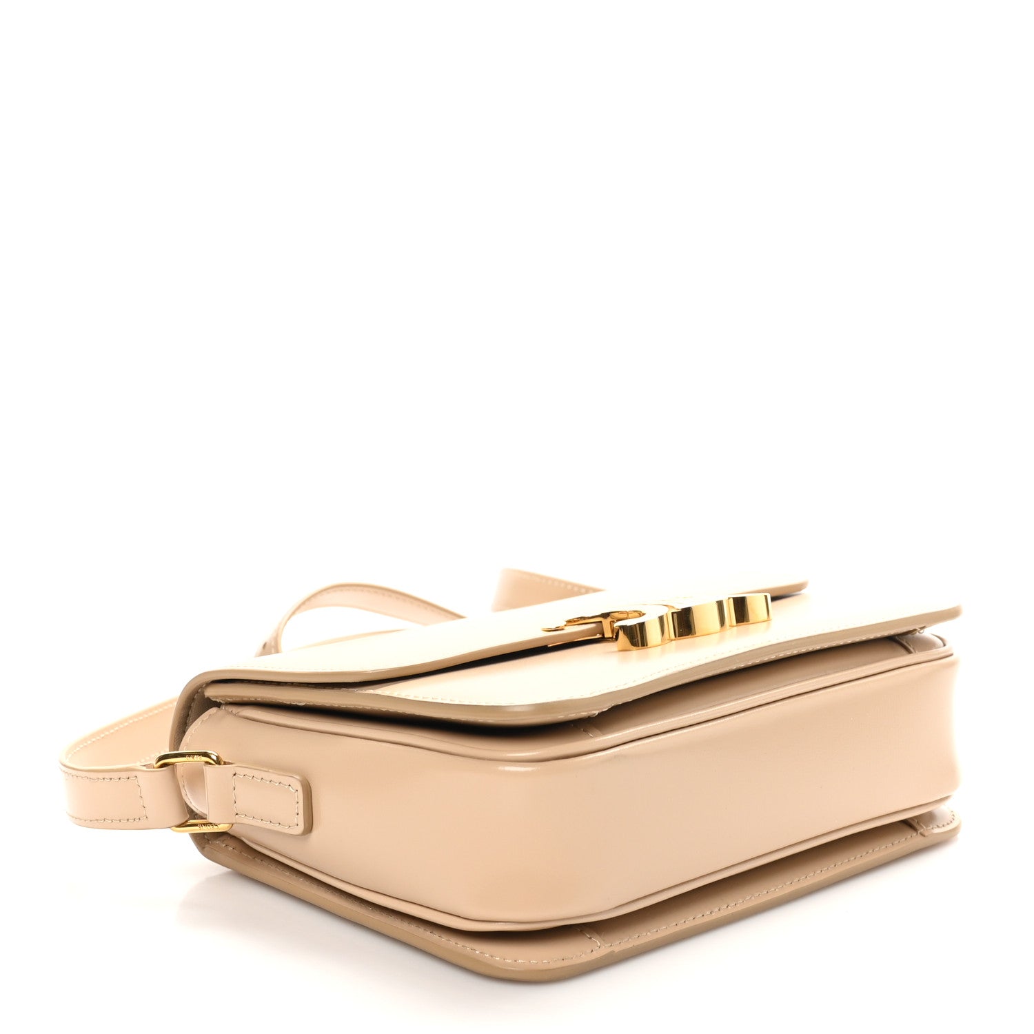 Celine Shiny Calfskin Teen Triomphe Nude 4 of 9